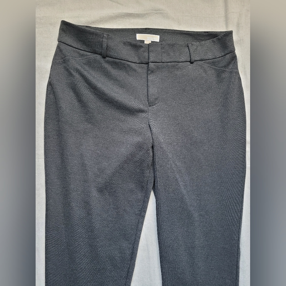 Michael Kors Women's Gray Dress Pant Straight Leg Super High Rise Classic 16W - Picture 14 of 16
